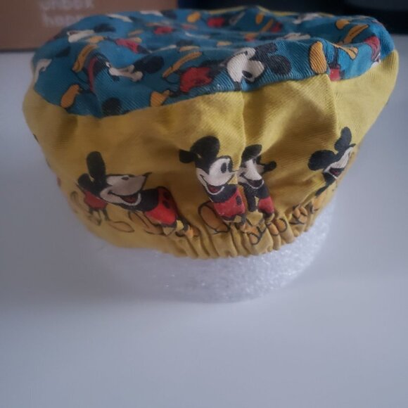 Vintage 80’s Disney Mickey Mouse Youth Kids Painters Hat~ Fresh Caps - Picture 4 of 11